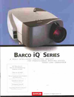 Буклет BARCO iQ Series, 55-863, Баград.рф